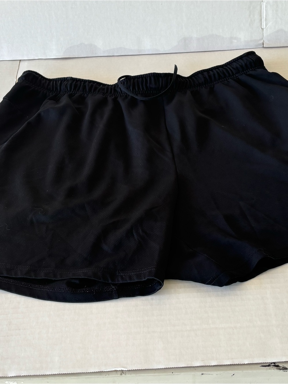 Nike Black Athletic Shorts with Elastic Waist